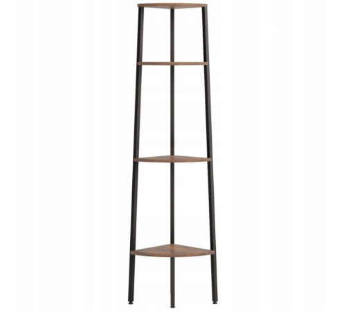 4-ярусный угловой стеллаж MSM Loft – вместительное решение для углового пространства