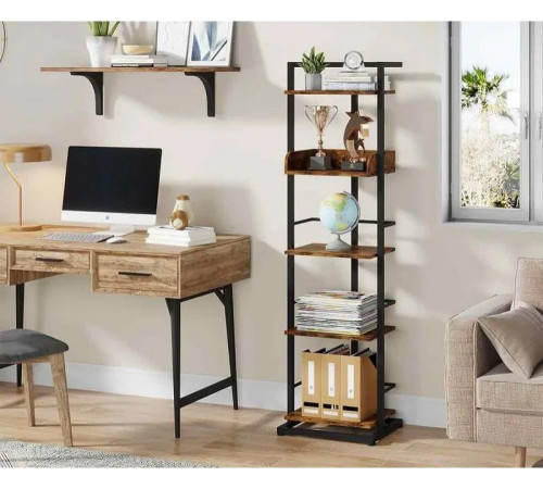 5-ярусный стеллаж MSM – узкий и практичный стеллаж с пятью полками.