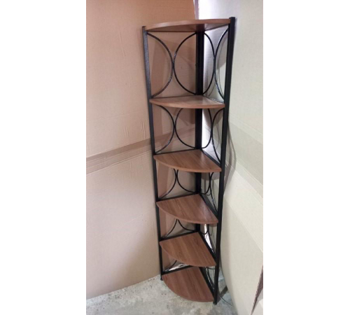 6-ярусный угловой стеллаж MSM – вместительный и стильный в угловое пространство