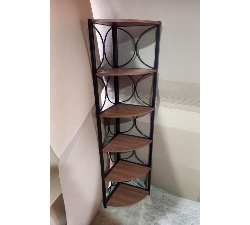 6-ярусный угловой стеллаж MSM – вместительный и стильный в угловое пространство