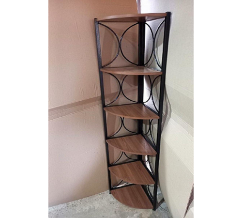 6-ярусный угловой стеллаж MSM – вместительный и стильный в угловое пространство