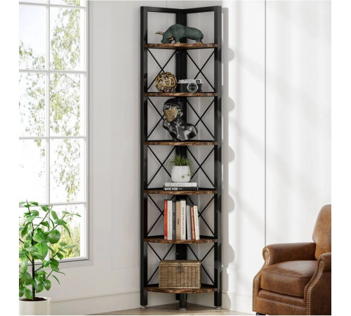 6-ярусный угловой стеллаж MSM – идеальное решение для небольшого пространства.