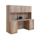 At Work Credenza Desk & Hutch Set - MSMLOFT