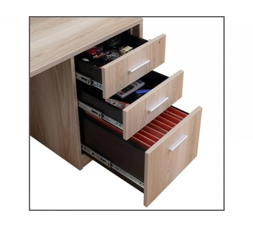 At Work Credenza Desk & Hutch Set - MSMLOFT