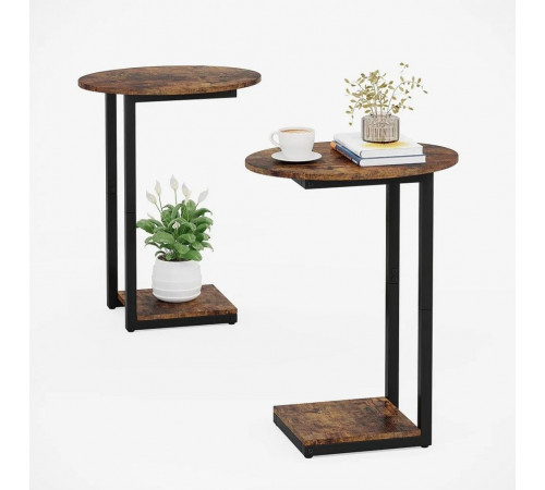 C-образный набор небольших боковых столиков – 65х40х24 см.