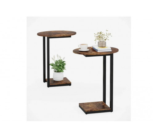 C-образный набор небольших боковых столиков – 65х40х24 см.