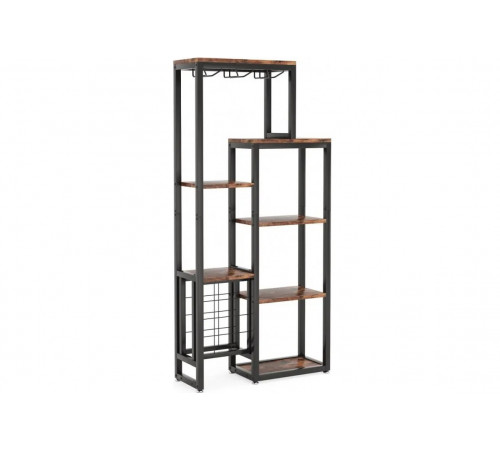 5-ярусный стеллаж для вина MSM - изысканный винный стеллаж в стиле лофт