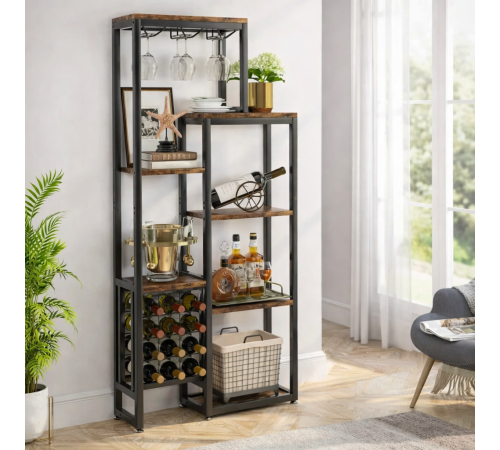 Стеллаж для напитков и декора 5-ярусный