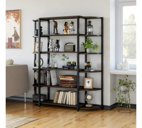 Loft стеллаж SO-008 для офиса – 123,5×33,6×168 см