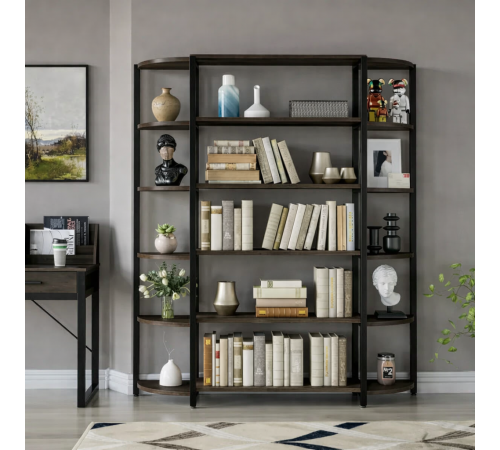 Loft стеллаж SO-008 для офиса – 123,5×33,6×168 см