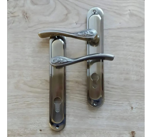 KEDR Дверная ручка на планке Kеdr AL 85.1313 (37 мм.) бронза