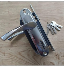 KEDR Замок врезной с ручками CLASS 1523-M60 CP хром