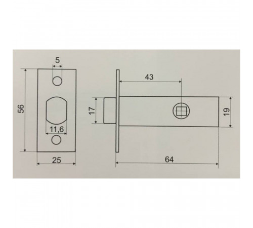 KEDR Защелка CLASS 101 AB