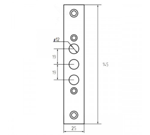KEDR Обратная планка CLASS к замку 0406