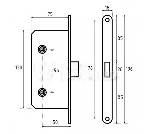 KEDR Механизм замка CLASS 410B-S Kevlar WC