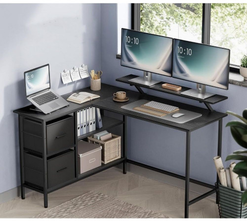 L‑образный стол VASAGLE