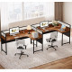 L-подібний кутовий офісний стіл (140×120×110 см)