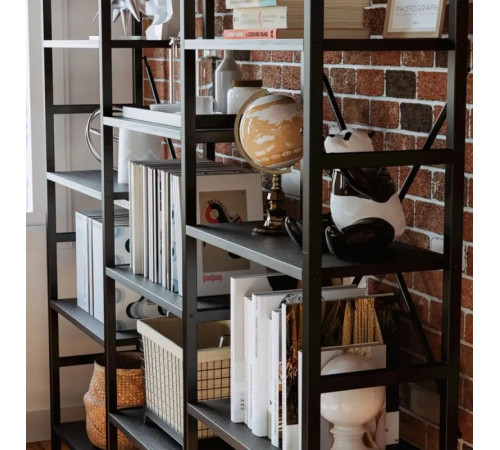 Loft стеллаж №4 (176×30×176см) – офисный дизайн