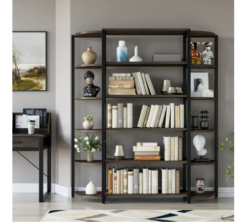 Loft стеллаж №3 в офис – 123,5×33,6×168 см