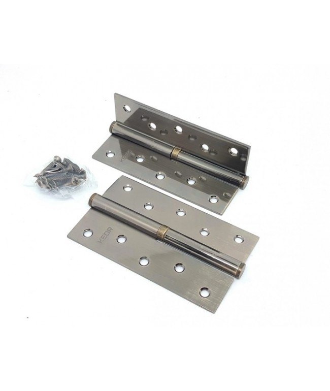 Завіса зйомна сталева KEDR 125*75*2.5-AB, ліва