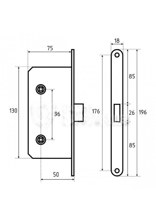 Механізм замка CLASS 410B-S Kevlar  WC Механізм замка CLASS 410B-S Kevlar  WC