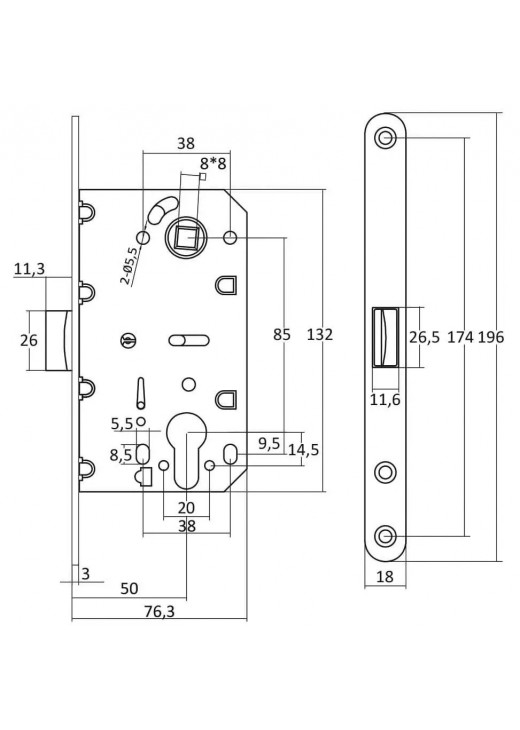 Механізм замка CLASS G 410 C-S KEVLAR Graffit Механізм замка CLASS G 410 C-S KEVLAR Graffit