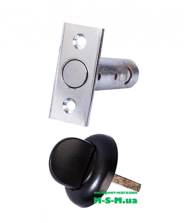 Засувка одностороння врізна Аріко Чорний