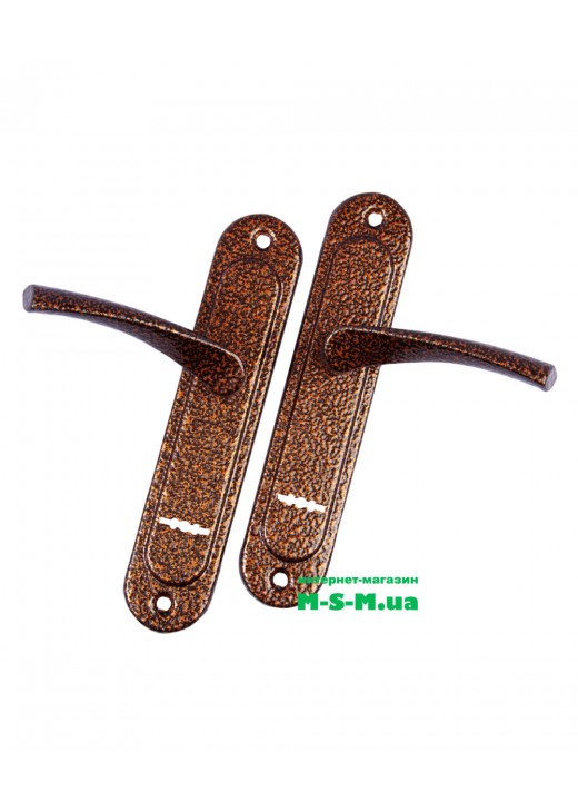 Ручка на планці Аріко 77 сувальдна мідний антік