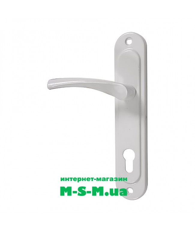 Дверна ручка на планці Аріко ЗВ 85 мм світло-сірий
