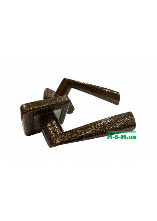 Дверна ручка роздільна Аріко Браво мідний антік