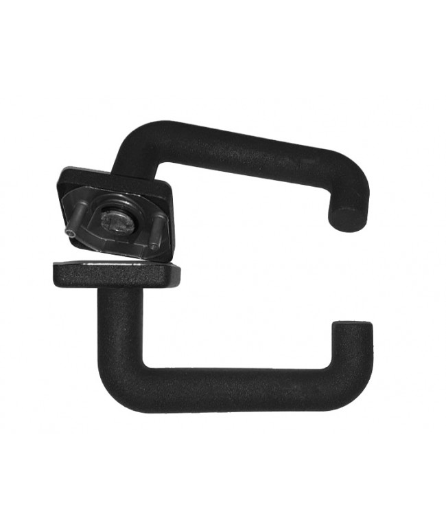 Дверна ручка роздільна Аріко Труба  чорний