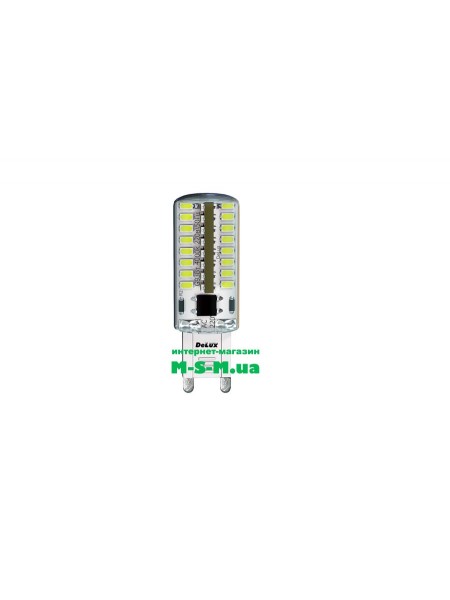 Светодиодная лампа DELUX G9E 3Вт 3000K 220В G9