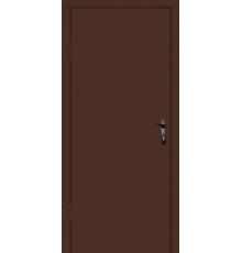 Вхідні двері Вулкан Dark Chocolate Метал/МДФ 2050х860 мм ліві