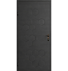 Входная дверь Вулкан Hexa Dark 2050х860 мм левие