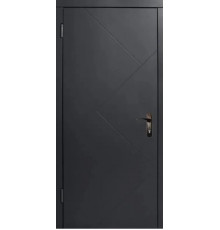 Вхідні двері Вулкан Diagonal Dark 2050х860 мм ліві