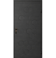Входная дверь Вулкан Hexa Dark 2050х960 мм правие