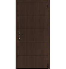 Входная дверь Вулкан Premium Wood Dark 2050х960 мм правие