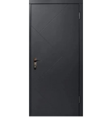 Вхідні двері Вулкан Diagonal Dark 2050х960 мм праві