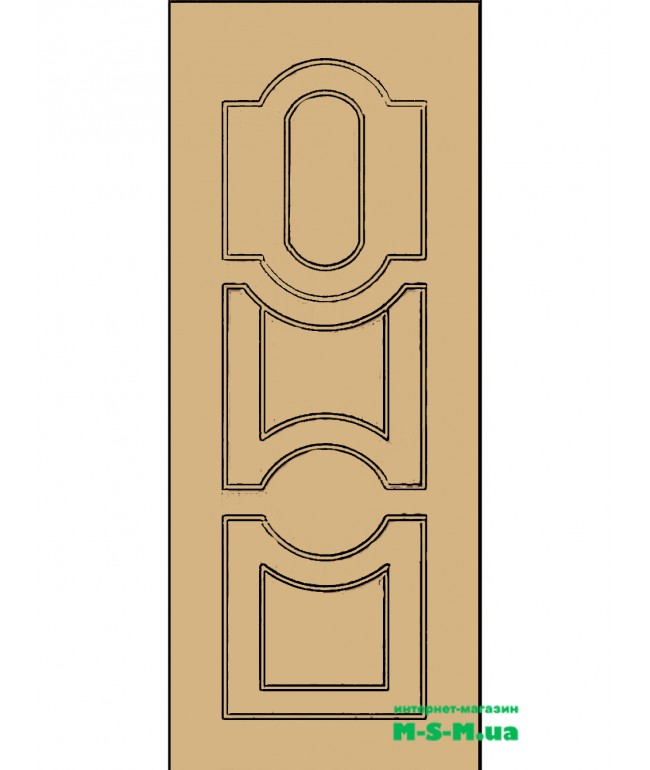 Міжкімнатні двері MSM 83 під фарбування