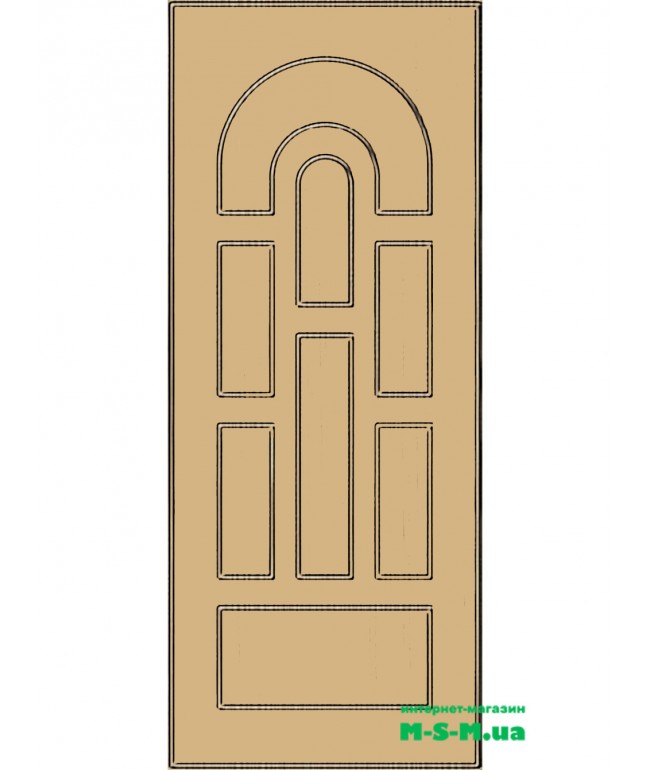 Міжкімнатні двері MSM 83 під фарбування