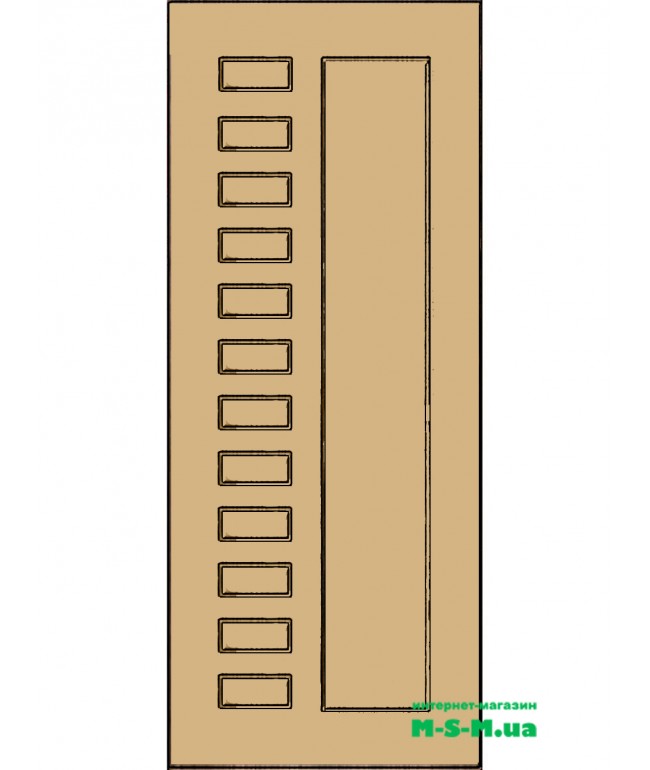 Міжкімнатні двері MSM 83 під фарбування
