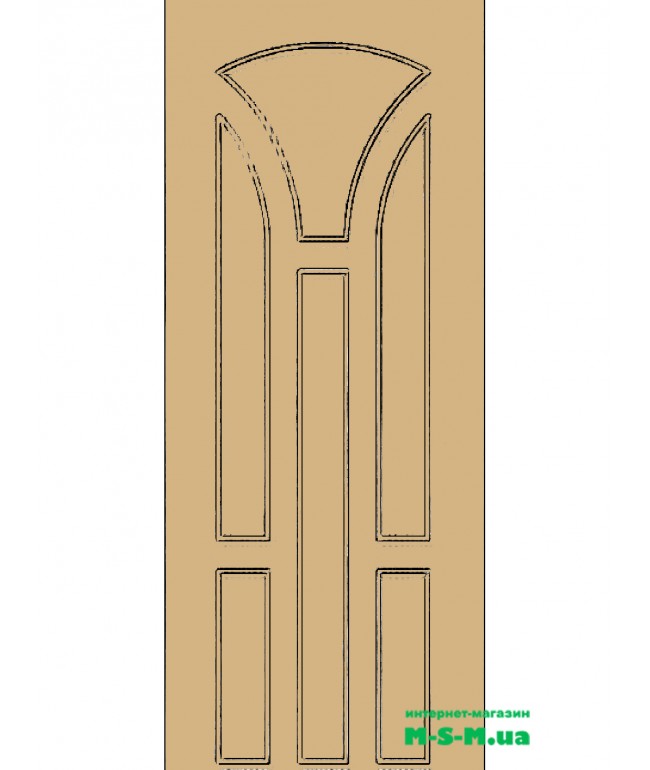 Міжкімнатні двері MSM 83 під фарбування