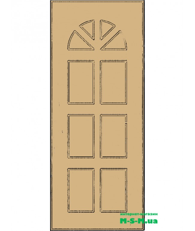Міжкімнатні двері MSM 83 під фарбування