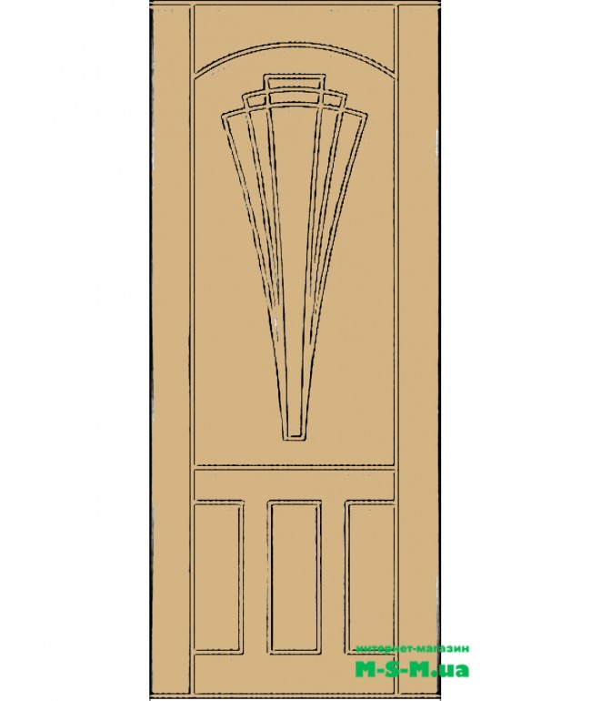 Міжкімнатні двері MSM 83 під фарбування