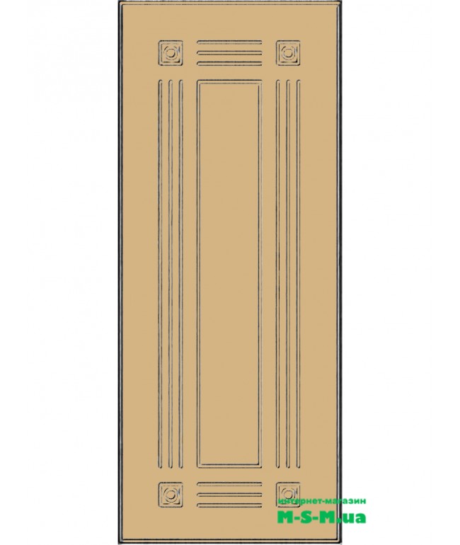 Міжкімнатні двері MSM 83 під фарбування