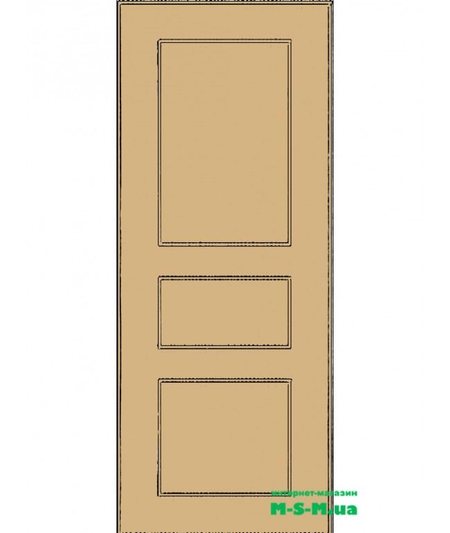 Міжкімнатні двері MSM 83 під фарбування