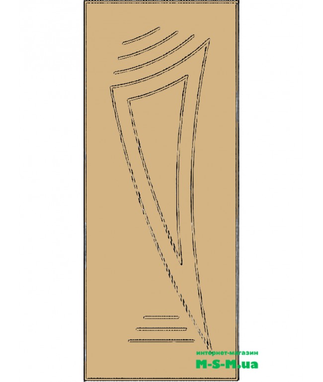 Міжкімнатні двері MSM 83 під фарбування Міжкімнатні двері MSM 83 під фарбування