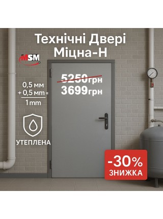Технічні двері New 2025 Міцна - Н