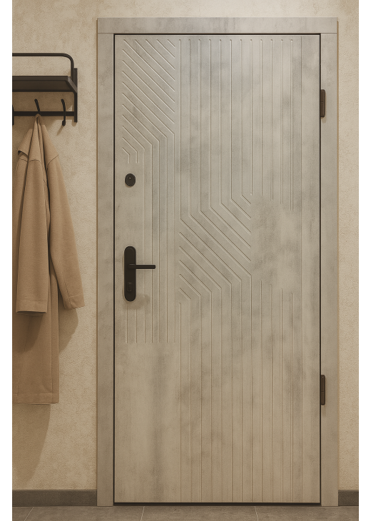 Вхідні двері Вулкан з МДФ накладками з обох боків і двома замками Вхідні двері Вулкан з МДФ накладками з обох боків і двома замками