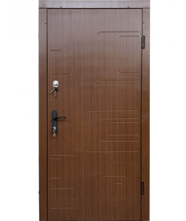 Вхідні двері Вулкан венге з МДФ — надійність, стиль та два замки